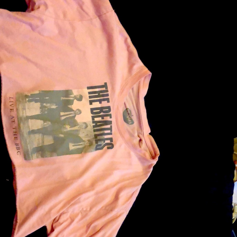 A crop top of the Beatles